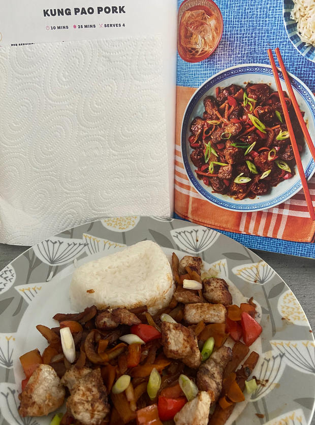 Air Fryer Kung Pao Pork Recipe Image By Linda Cain Pinch Of Nom