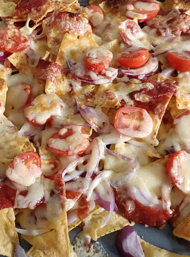 Recipe Gallerypizza Nachos Recipe Pinch Of Nom