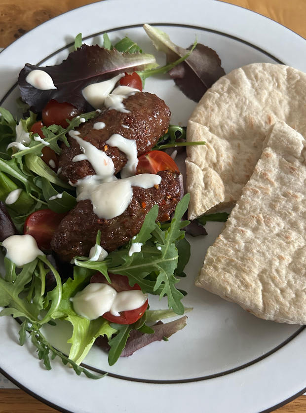 Air Fryer Chilli Beef Kofta pinchofnom.com