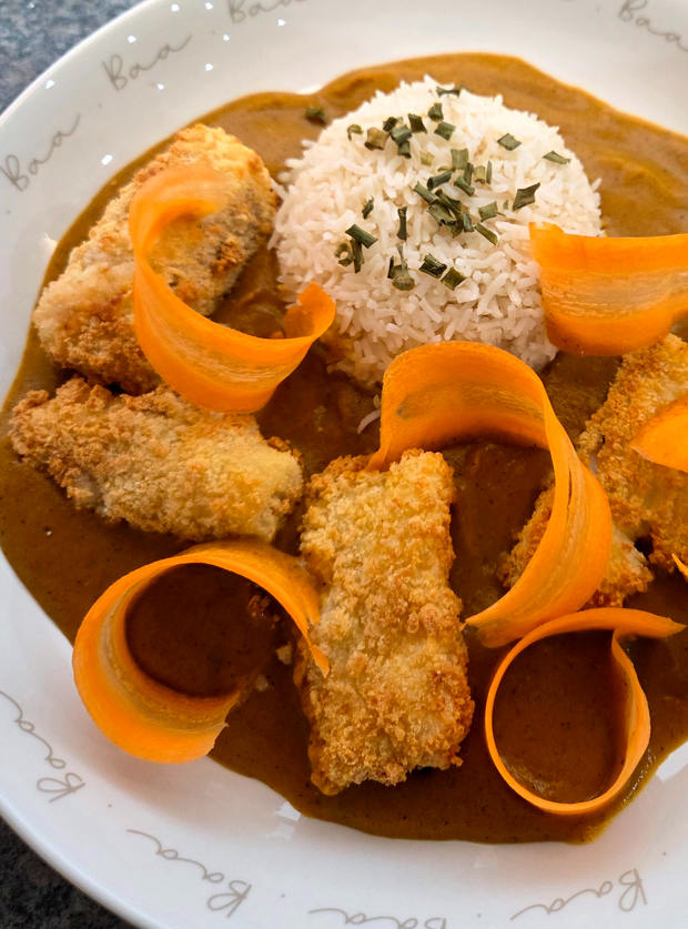 Air Fryer Katsu Cod pinchofnom.com