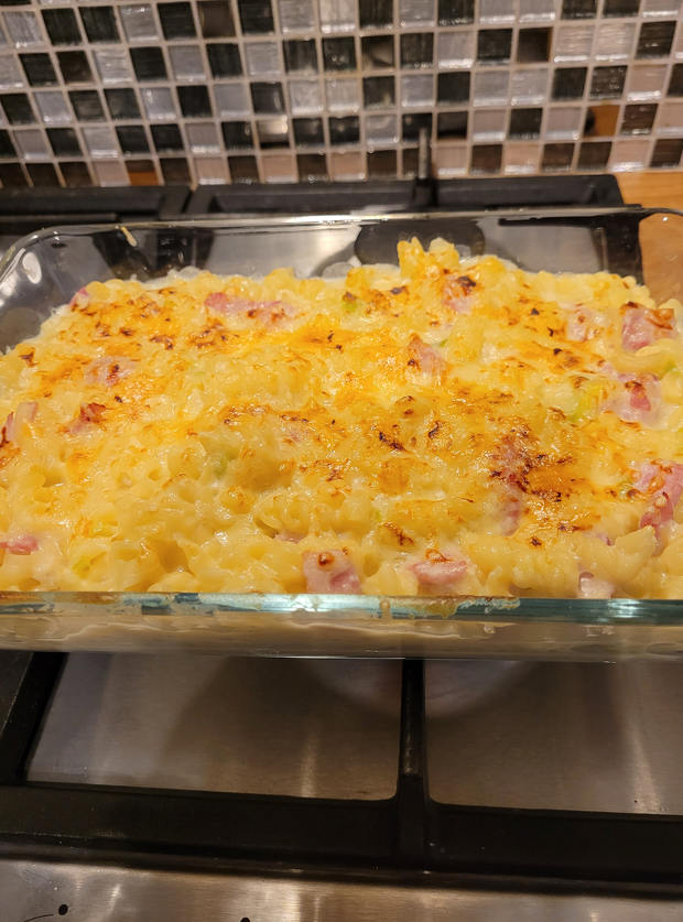 Bacon And Leek Mac N Cheese Pinch Of Nom 7083