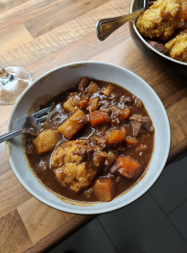 Recipe GalleryBeef Stew and Dumplings Recipe. Pinch of Nom