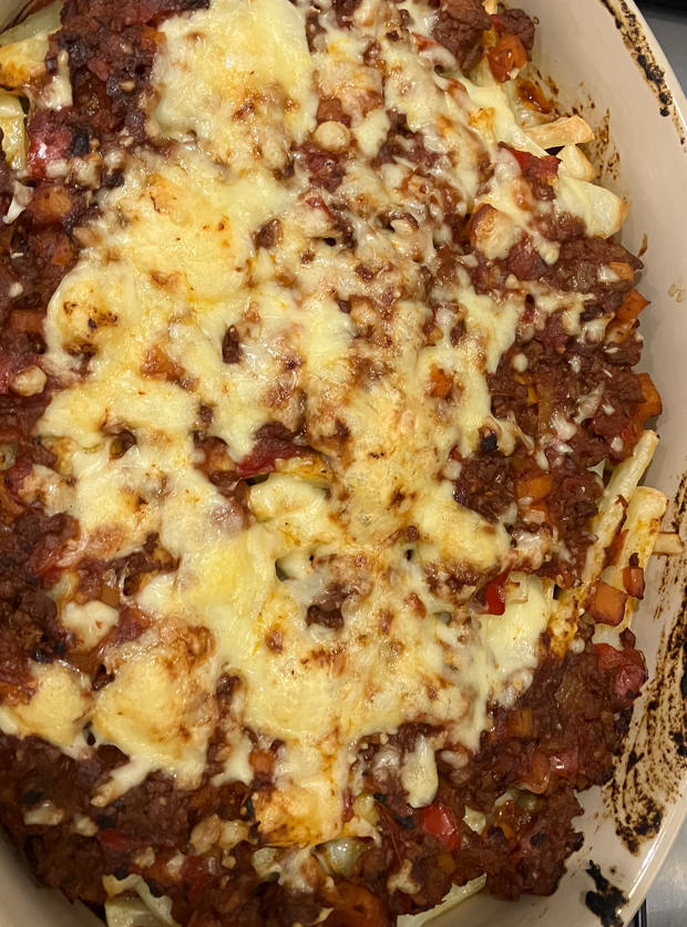 Bolognese Cheese Fries by Niamh, Leeds pinchofnom.com