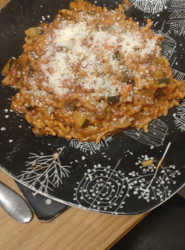 Bolognese Risotto Recipe. Image by Cherie - Pinch of Nom