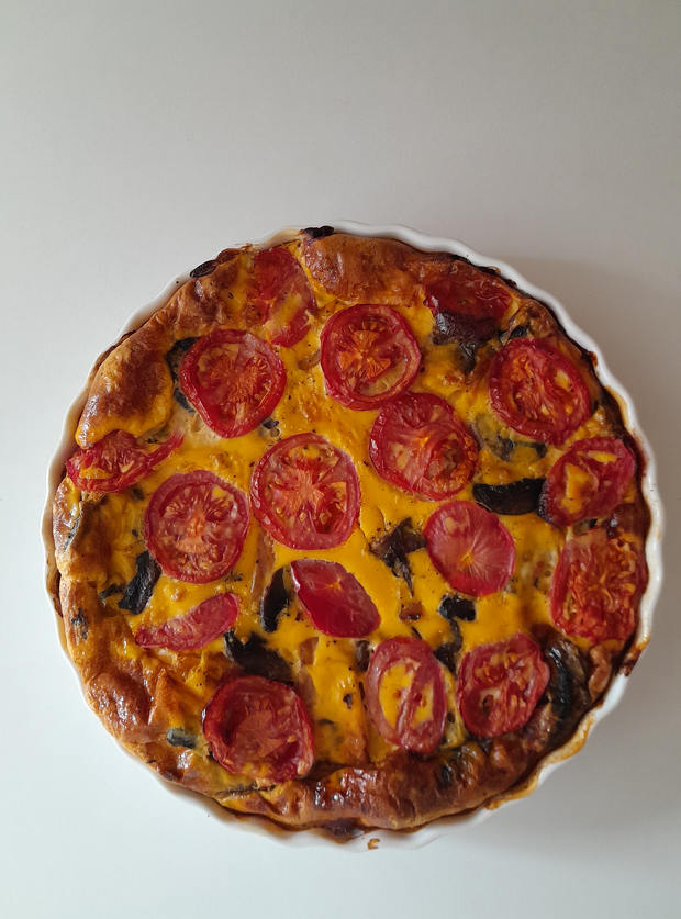 Breakfast Quiche by Lyndsey Marshall, READING pinchofnom.com