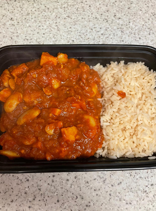 Butter Bean and Sweet Potato Tikka Masala by Dawn, South Shields pinchofnom.com