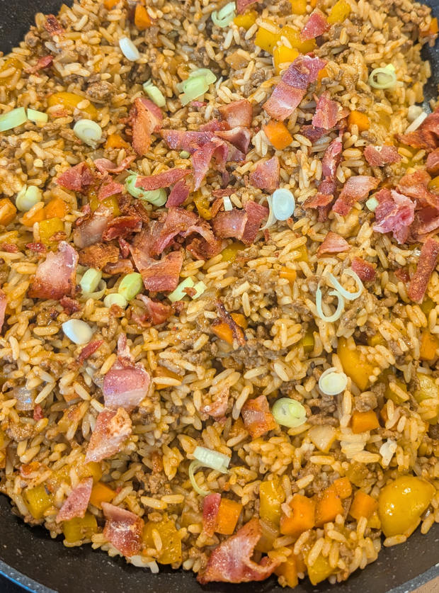 Cajun-Style Dirty Rice by Sarah, Middlesbrough pinchofnom.com