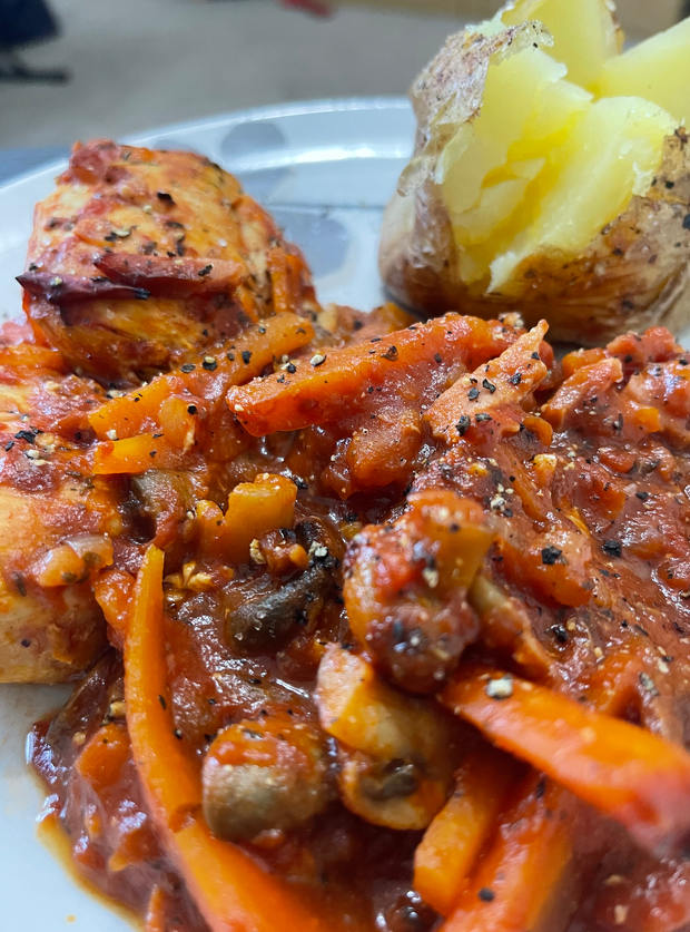 Chicken Chasseur Recipe. Image by Matt Bushby Pinch of Nom