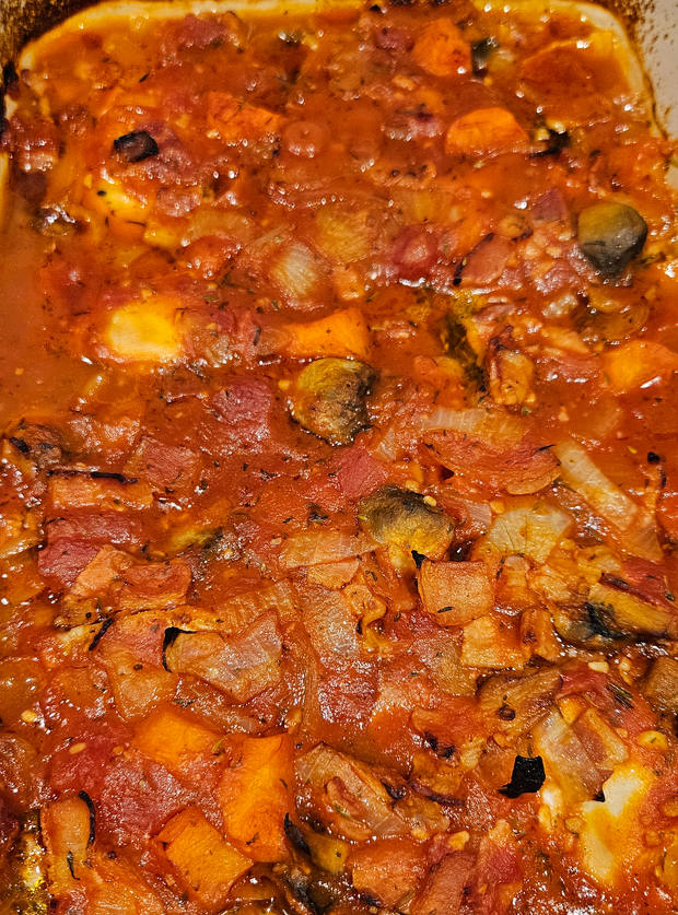 Chicken Chasseur by Kim, Cornwall pinchofnom.com