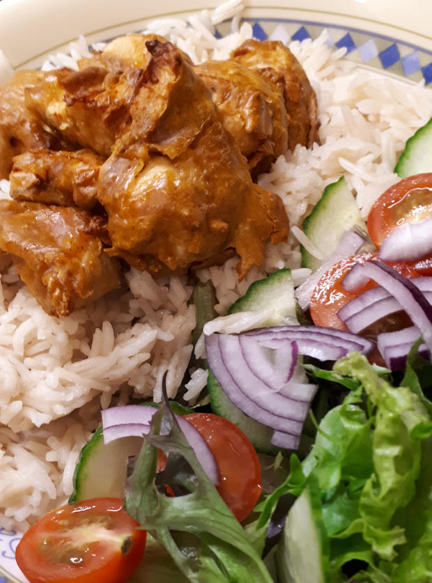 Chicken Tikka Pakoras by Marie Young, Nottinghamshire pinchofnom.com