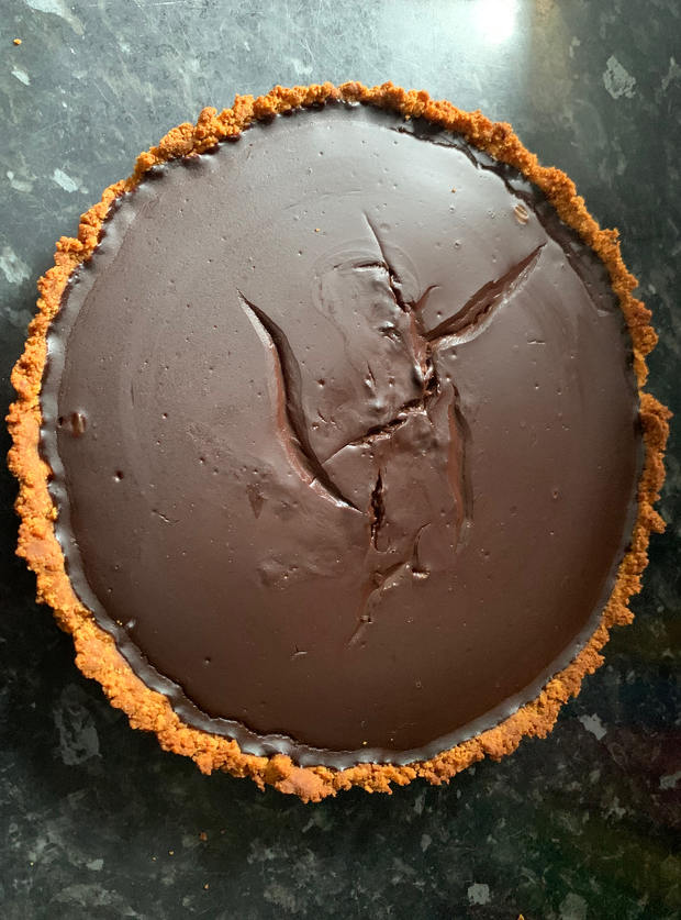 Chocolate and Ginger Tart by Northernwoody, South Yorkshire pinchofnom.com