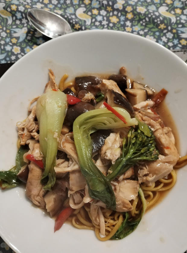 Chicken Shiitake Mushroom and Chilli Broth by Julesjourney, West Yorkshire pinchofnom.com
