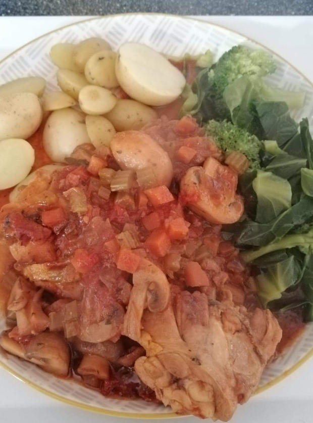 Chicken Chasseur Recipe. Image by Manda s treats Pinch of Nom