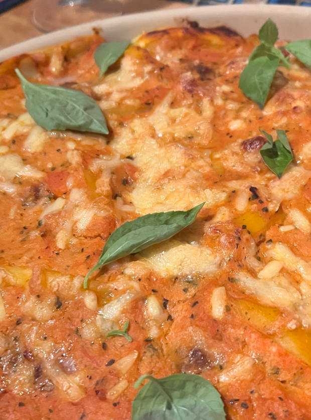 Cheesy Meatball Parmentier by Snooze, Plymstock pinchofnom.com