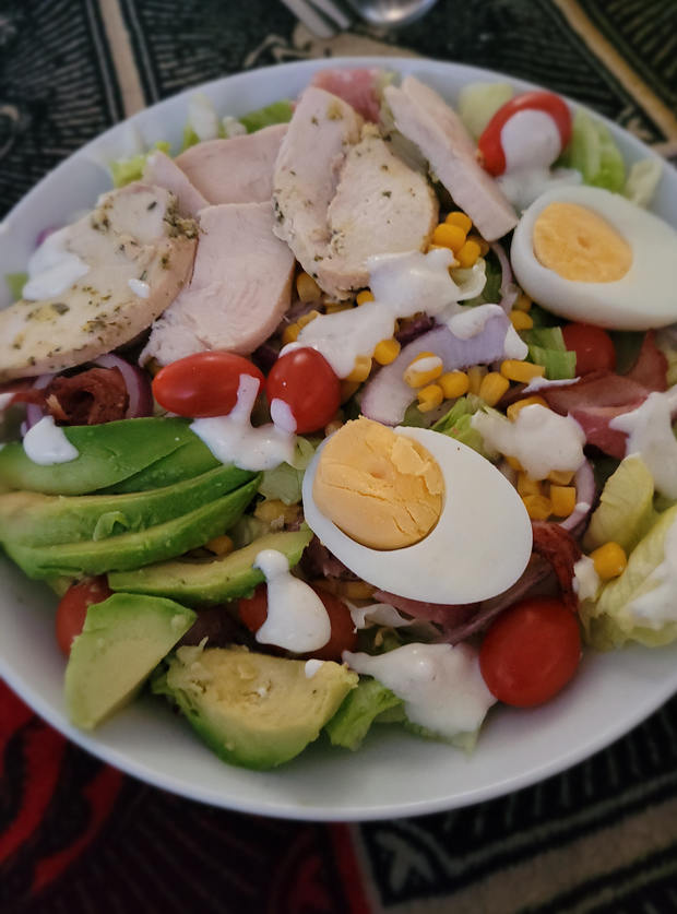 Cobb Salad by Jo John, Nottingham, UK pinchofnom.com