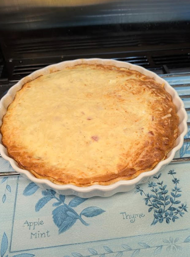 Crustless Quiche Lorraine by Nicola, Pembrokeshire pinchofnom.com