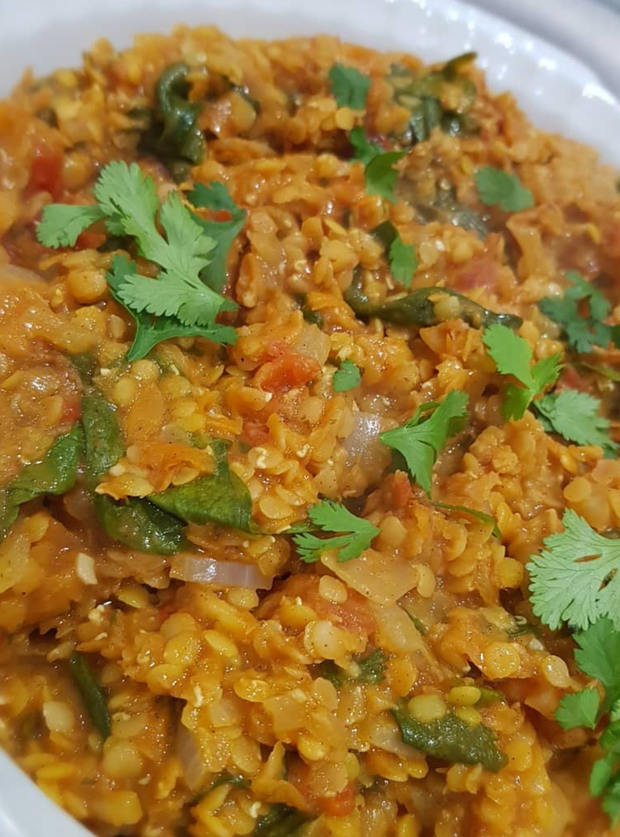 Creamy Lentil Dhal by Jo Elliott, Cornwall pinchofnom.com