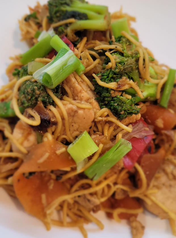 Drunken Noodles With Chicken Pinch Of Nom 1542