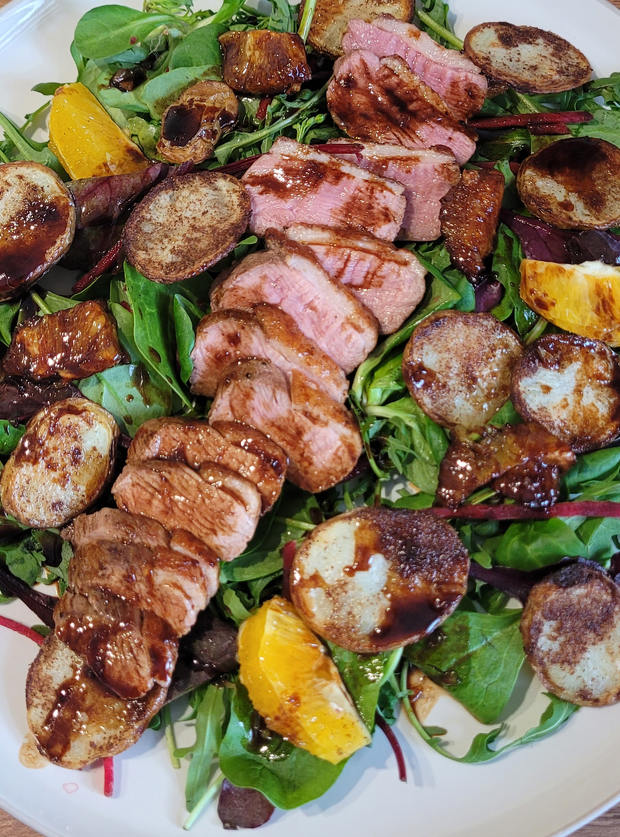 Duck And Orange Salad - Pinch Of Nom