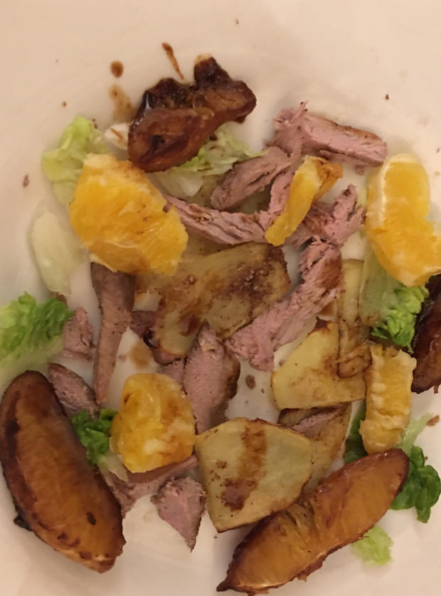 Duck and Orange Salad by Sarah, Swansea pinchofnom.com