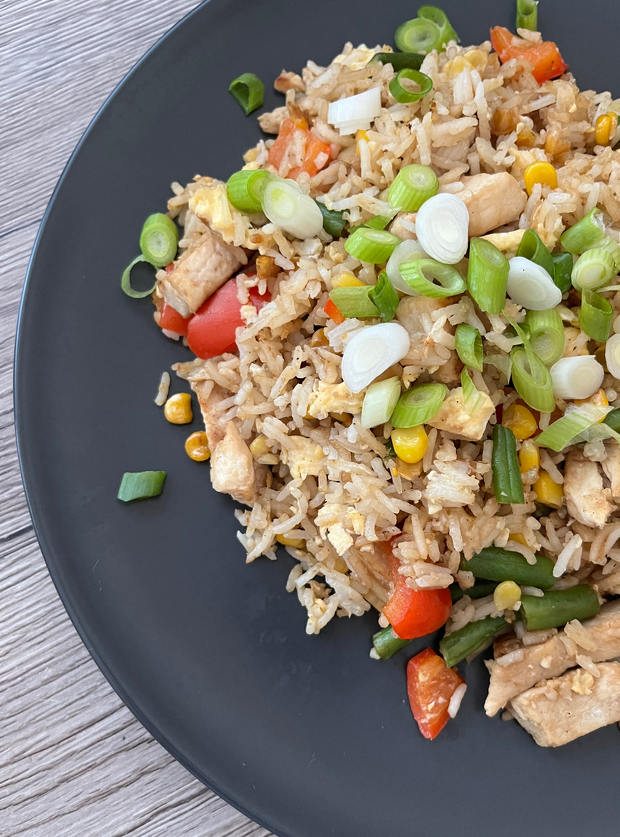 Fakeaway Fried Rice by Danielle, Poole pinchofnom.com