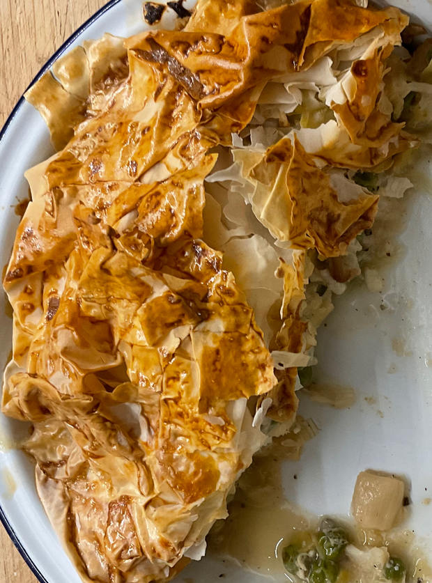 Filo Fish Pie Recipe. Image by Fran Jackson - Pinch of Nom