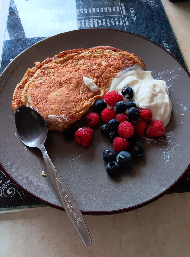 Folded Berry Pancake by Carole French, Leicestershire pinchofnom.com
