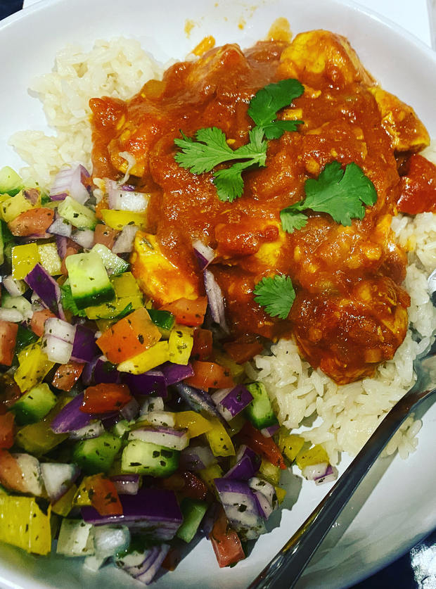 Garlic and Ginger Curry by Jordan Ireland, Morecambe pinchofnom.com