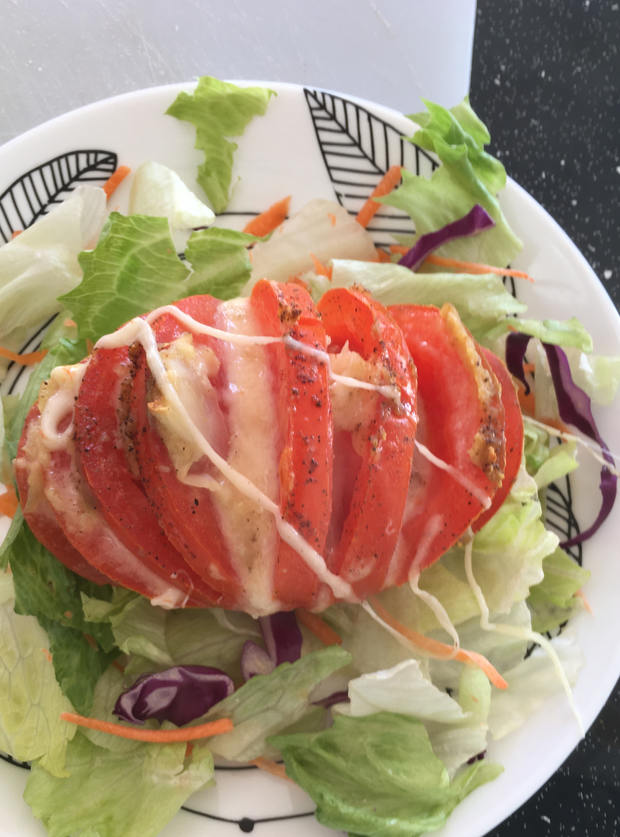 Hasselback Tomatoes by Betty Harrison, Glasgow pinchofnom.com