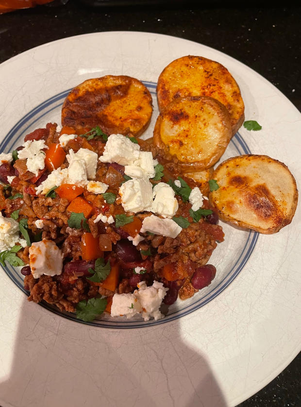 Harissa Chilli with Crispy Potatoes by Linda_T, North west pinchofnom.com