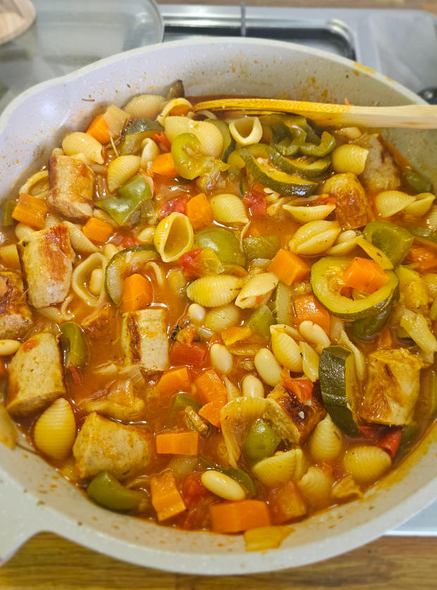 Italian-Style Sausage Stew by Anna, Buckinghamshire pinchofnom.com