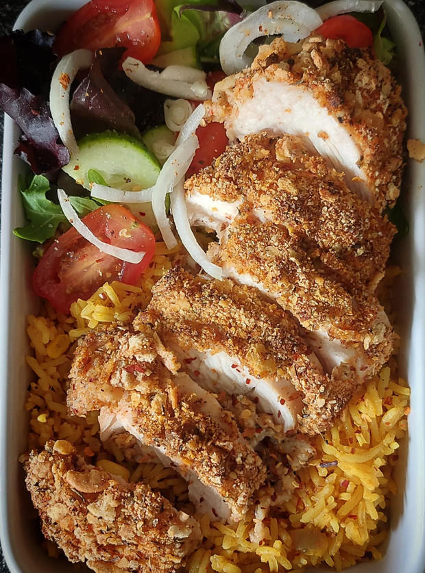 KFC Rice Box Recipe. Image by Kirsty Knapper - Pinch of Nom