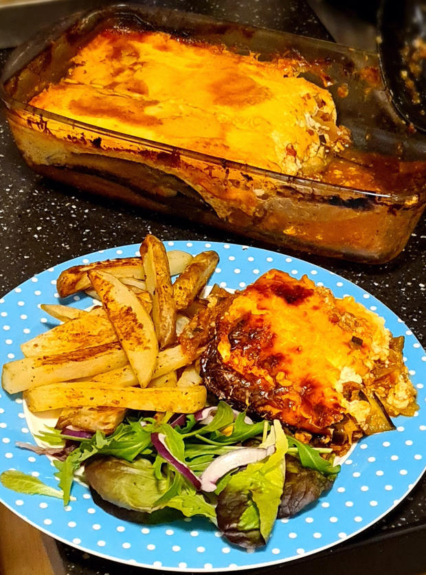 Lamb Moussaka by Georgia, Gloucestershire pinchofnom.com