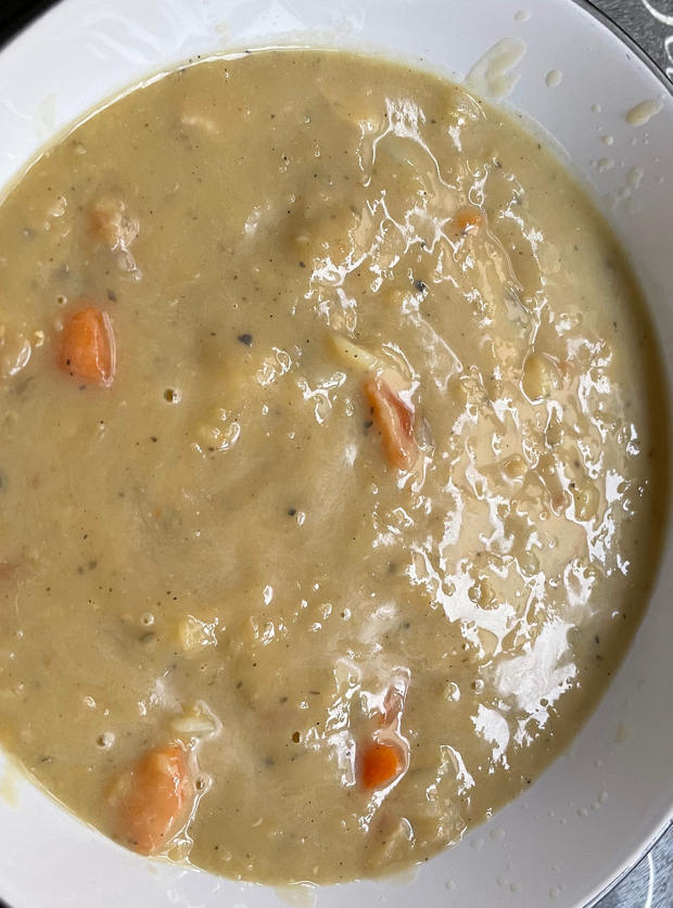 Lentil and Bacon Soup by Lynsey Hughes, Middlesbrough pinchofnom.com