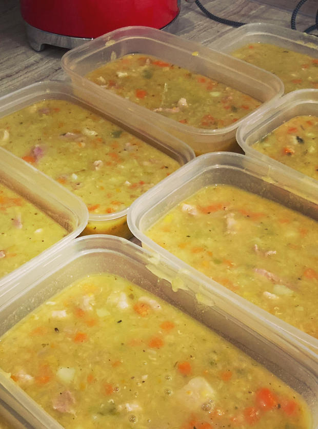 Lentil and Bacon Soup by Emilyudall01, Newark pinchofnom.com