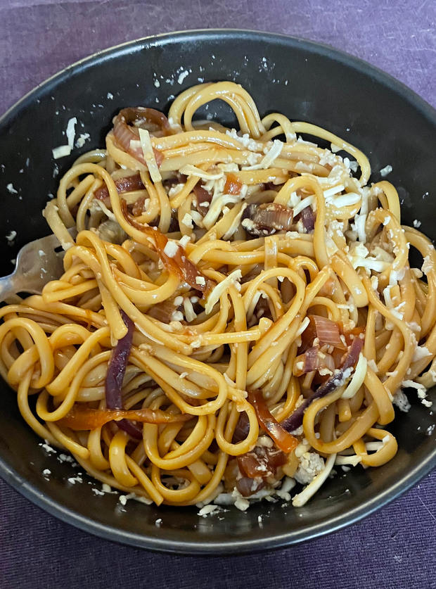 Marmite Pasta by Julie, Essex pinchofnom.com