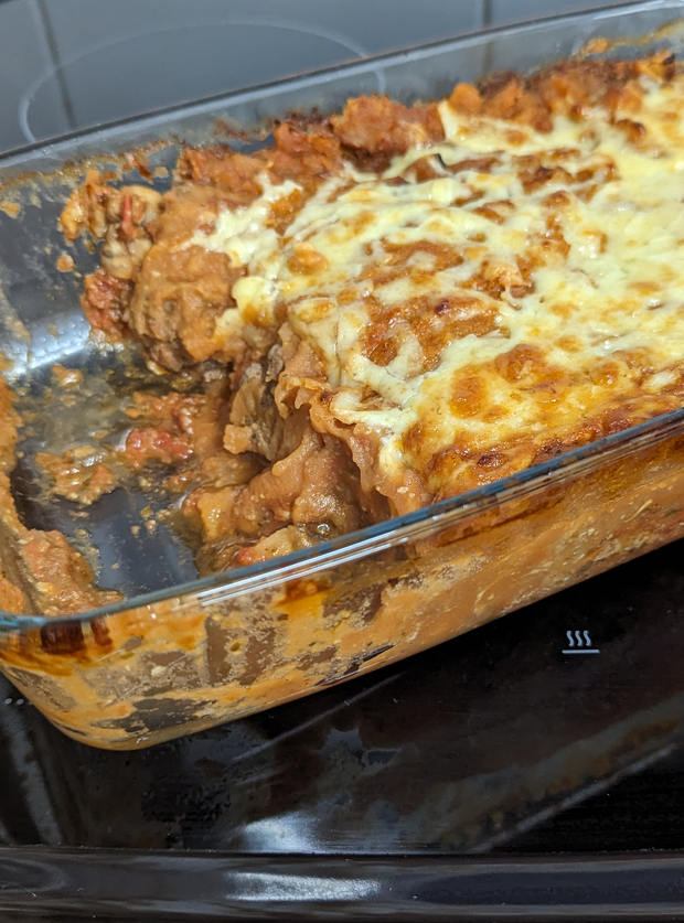 Meatball Mash Bake by gorlestongirl, Norwich pinchofnom.com