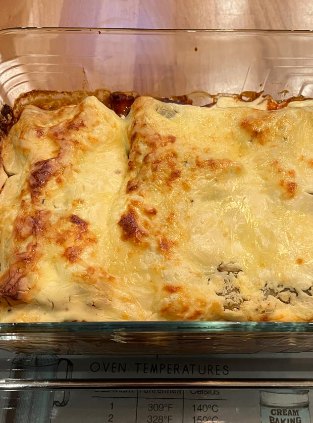Meatball Lasagne by Vicky, Somerset pinchofnom.com