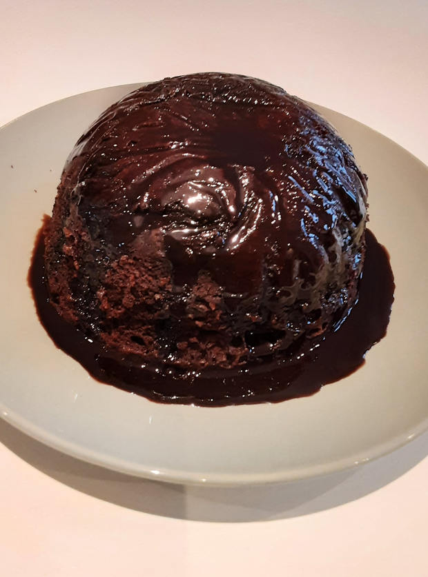 Microwave Chocolate Sponge Pudding by Di, Lancashire pinchofnom.com