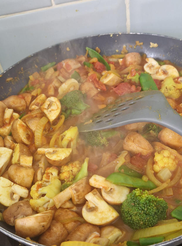Mushroom Masala by Tracy Mcnee, Jarrow pinchofnom.com
