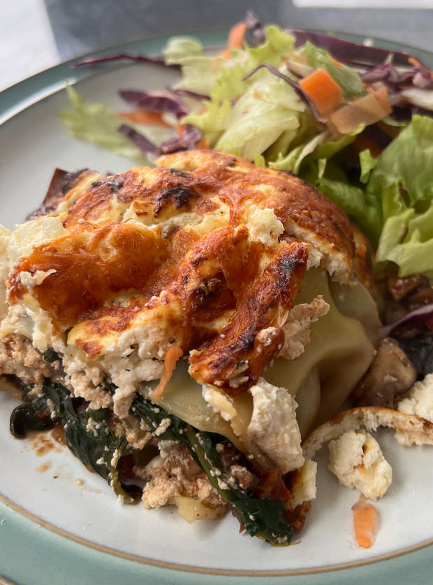 Mushroom And Spinach Lasagne Pinch Of Nom