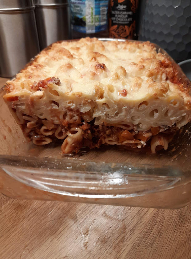 Pastitsio by Kerry Cliffe, Barnsley pinchofnom.com