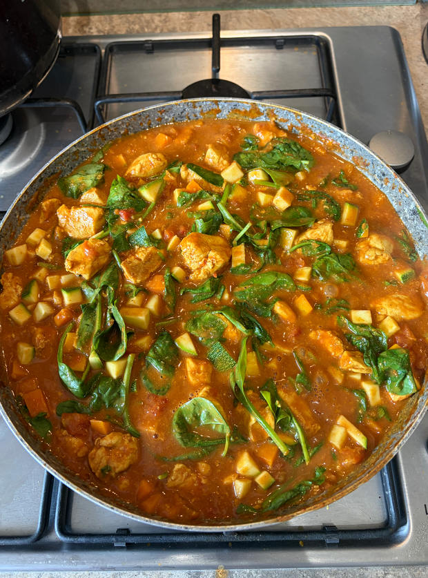 Peanut Butter Chicken Curry by ALASDAIR ROBERTSON, Paisley pinchofnom.com