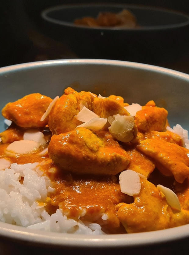 Peanut Butter Chicken Curry Recipe Image By Georgina Pinch Of Nom