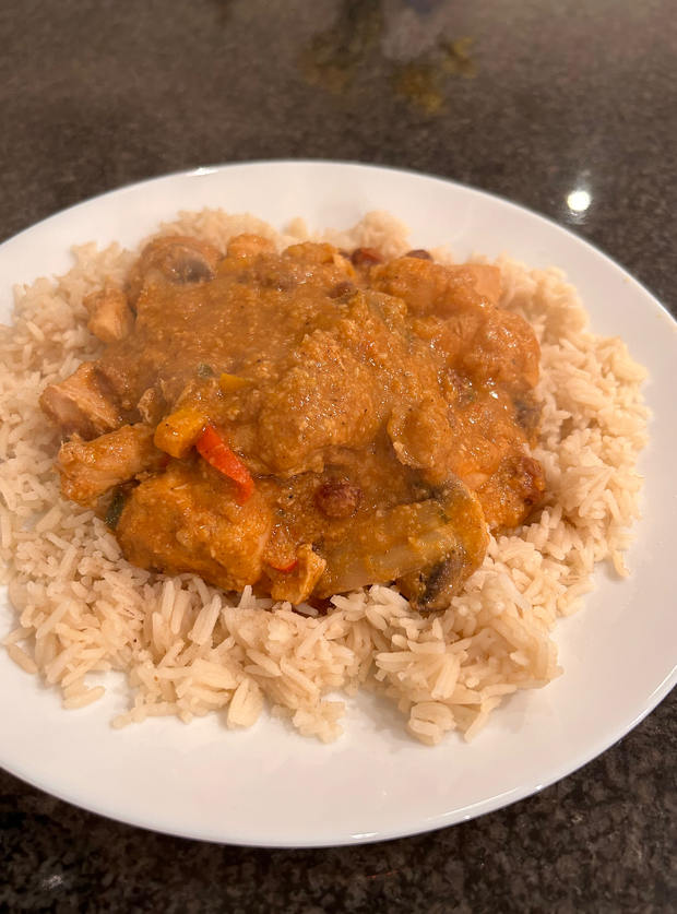 Peshawari-Style Baked Chicken Thighs by LouiseH, Solihull pinchofnom.com