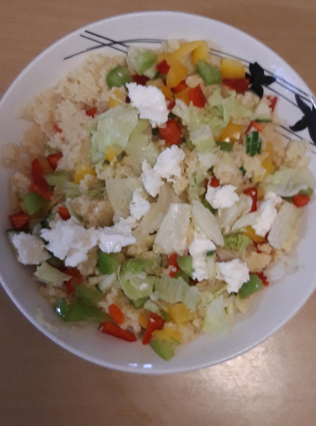 Rainbow Couscous Recipe. Image by Aimee R - Pinch of Nom