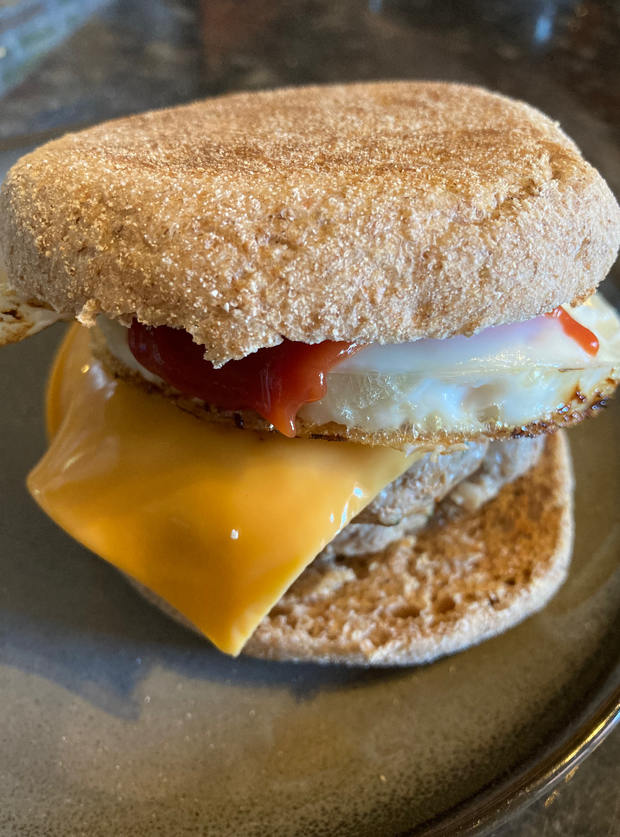 Sausage And Egg English Muffin Pinch Of Nom 0628