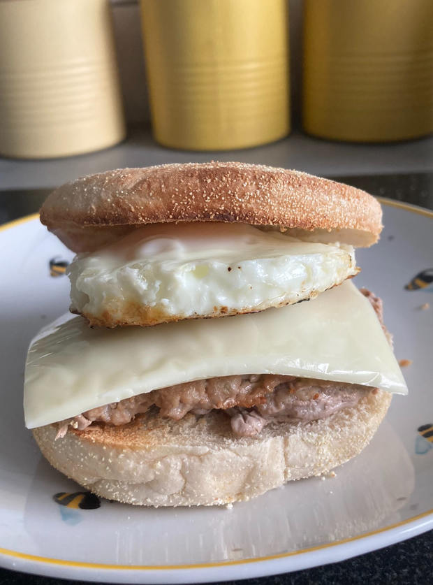 Sausage And Egg English Muffin Recipe Image By Marie Pinch Of Nom 8385