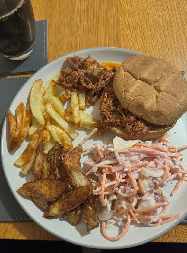 Slow Cooker Cider Pulled Pork by Marie Holmes, Wimblington, March pinchofnom.com