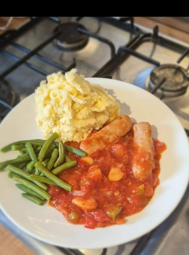 Slow Cooker Sausage Casserole Recipe Image By Shannon Marshall Pinch Of Nom 7286